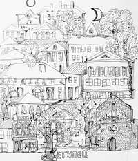 Рисунки к новому изданию книги "Бобе Лее". Художник Ольга Колоколкина.