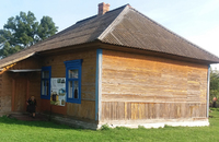 Домик Вейцманов в Мотоле и баба Христя.