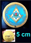 Знак массонской ложи Израиля.