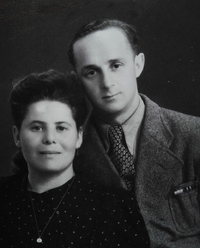 Рива и Рувим Штейнманы (Минск, начало 50-х)