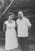 Эсфирь и Абрам Кортины на отдыхе в Ессентуках. 1964 год.